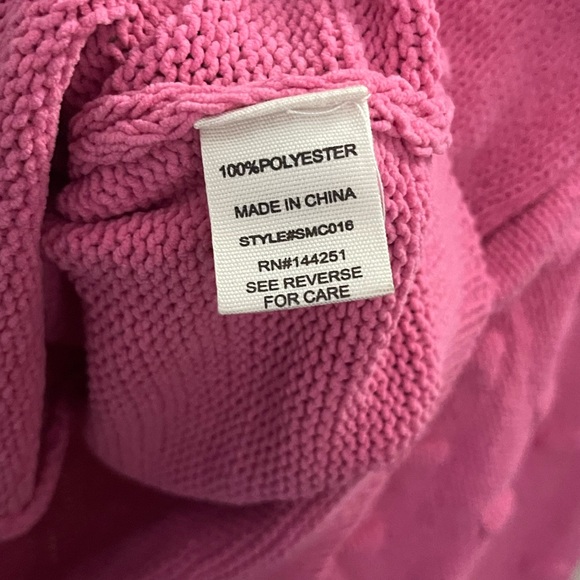 Anthropologie Moon & Madison Bobble Sleeve Crop Cardigan Sweater - Picture 5 of 5